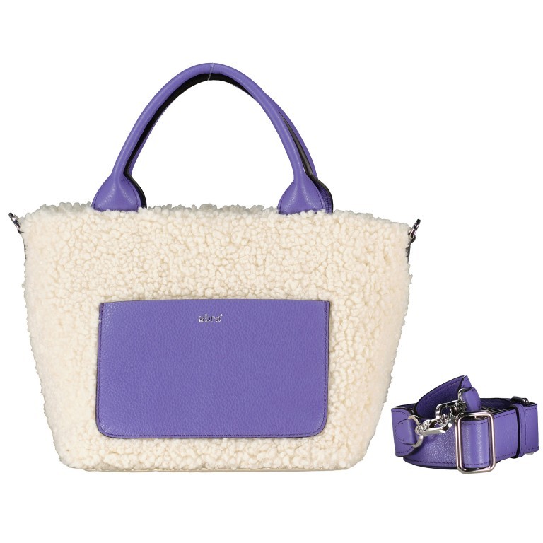 Handtasche Eco Fur Florian Raquel S Ivory Purple, Farbe: flieder/lila, Marke: Abro, EAN: 4067278101095, Abmessungen in cm: 22x20x11, Bild 1 von 7