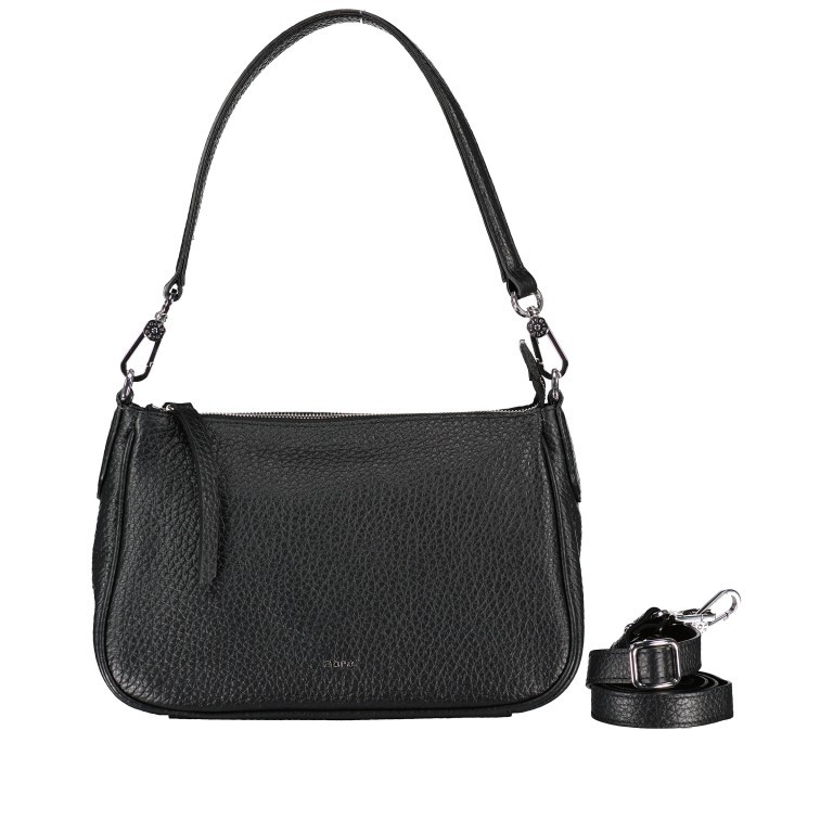 Beuteltasche Ranger Thea Black Nickel, Farbe: schwarz, Marke: Abro, EAN: 4067278115863, Abmessungen in cm: 28x18x12, Bild 1 von 8