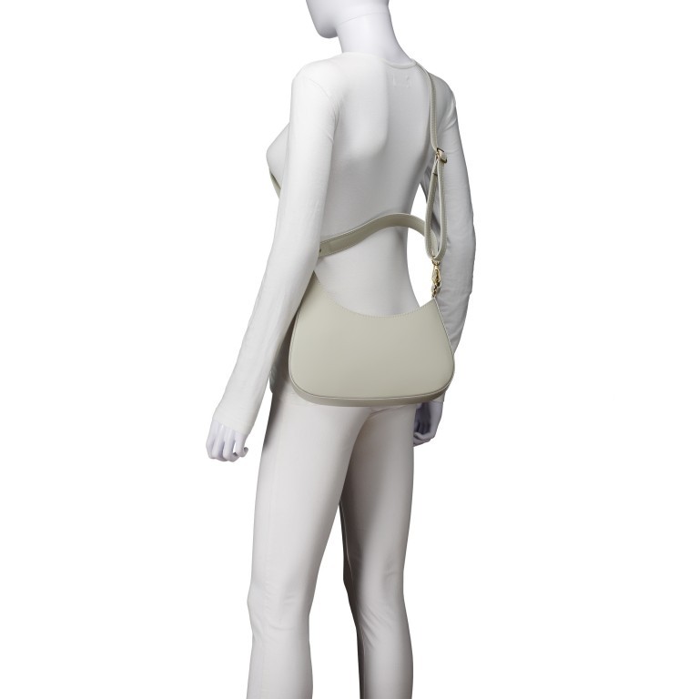 Beuteltasche Ruga Beige, Farbe: beige, Marke: Hausfelder Manufaktur, EAN: 4065646016200, Abmessungen in cm: 28x18x7, Bild 7 von 8