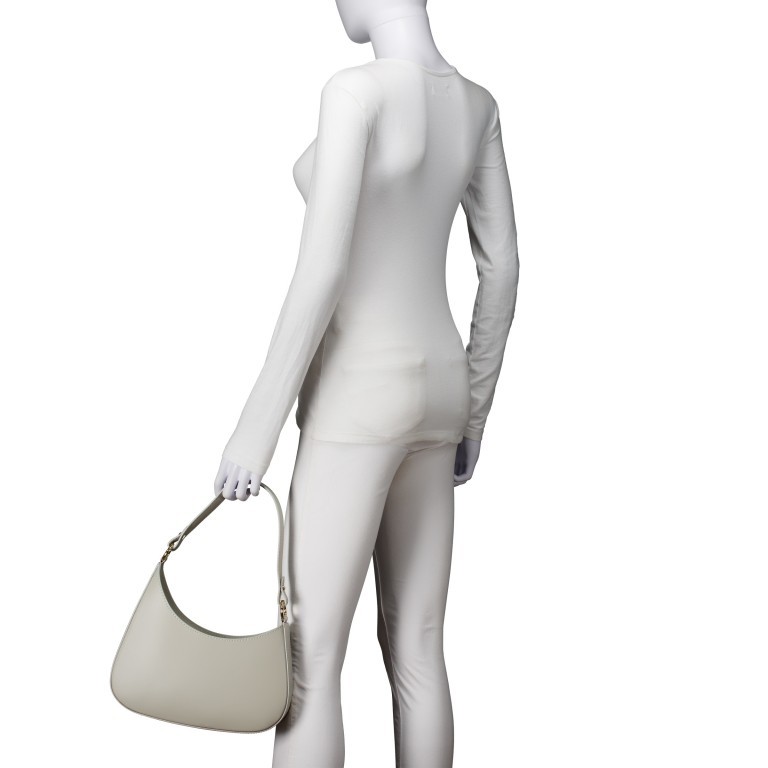 Beuteltasche Ruga Beige, Farbe: beige, Marke: Hausfelder Manufaktur, EAN: 4065646016200, Abmessungen in cm: 28x18x7, Bild 4 von 8