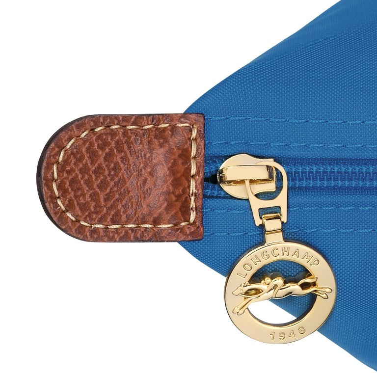 Handtasche Le Pliage S Cobalt, Farbe: blau/petrol, Marke: Longchamp, EAN: 3597922382644, Abmessungen in cm: 23x22x14, Bild 7 von 7