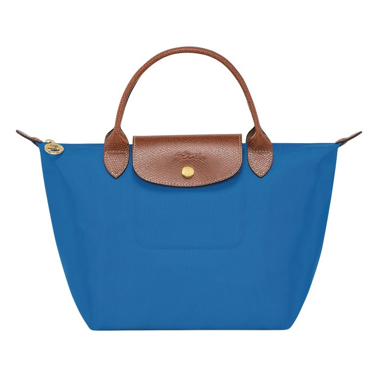 Handtasche Le Pliage Handtasche S Cobalt, Farbe: blau/petrol, Marke: Longchamp, EAN: 3597922382644, Abmessungen in cm: 23x22x14, Bild 1 von 6