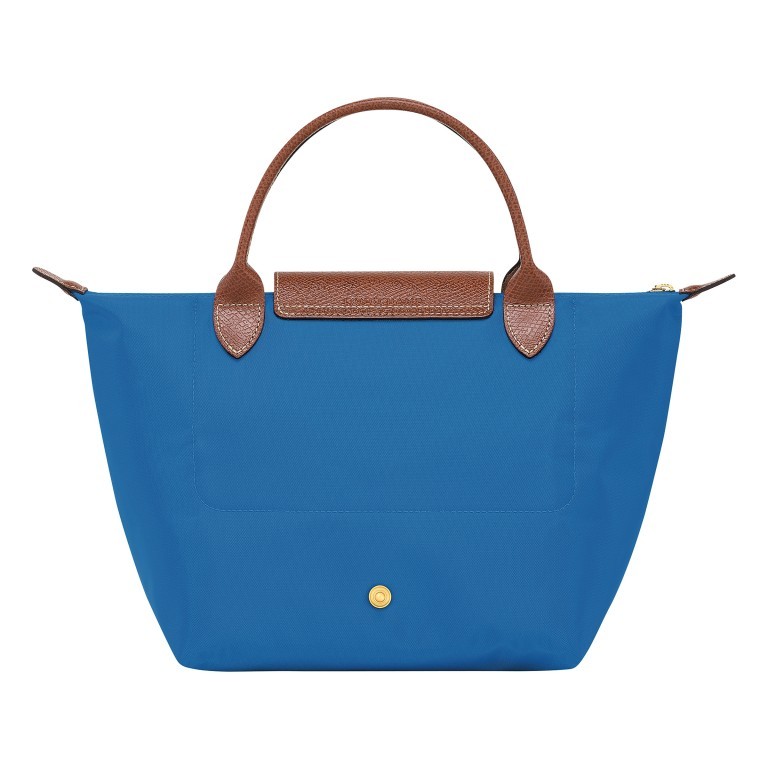 Handtasche Le Pliage S Cobalt, Farbe: blau/petrol, Marke: Longchamp, EAN: 3597922382644, Abmessungen in cm: 23x22x14, Bild 3 von 7