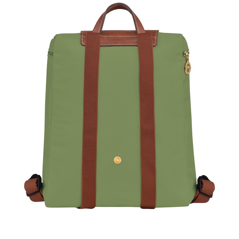 Rucksack Le Pliage Lichen, Farbe: grün/oliv, Marke: Longchamp, EAN: 3597922383238, Abmessungen in cm: 26x28x10, Bild 3 von 5