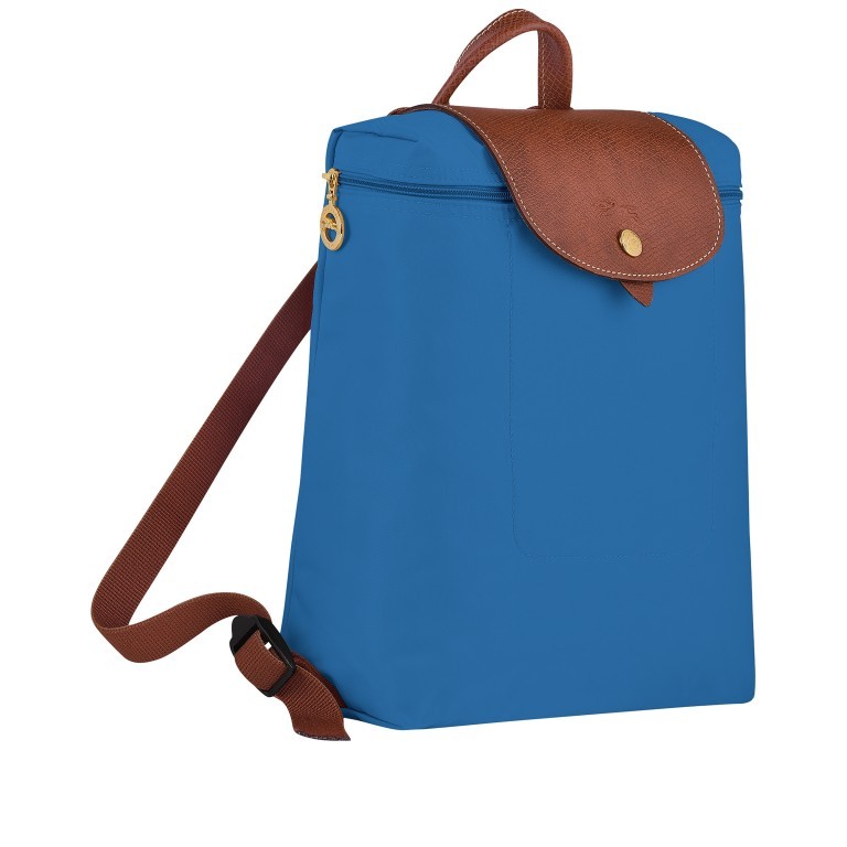 Rucksack Le Pliage Cobalt, Farbe: blau/petrol, Marke: Longchamp, EAN: 3597922383245, Abmessungen in cm: 26x28x10, Bild 2 von 5