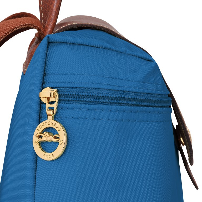 Rucksack Le Pliage Cobalt, Farbe: blau/petrol, Marke: Longchamp, EAN: 3597922383245, Abmessungen in cm: 26x28x10, Bild 5 von 5