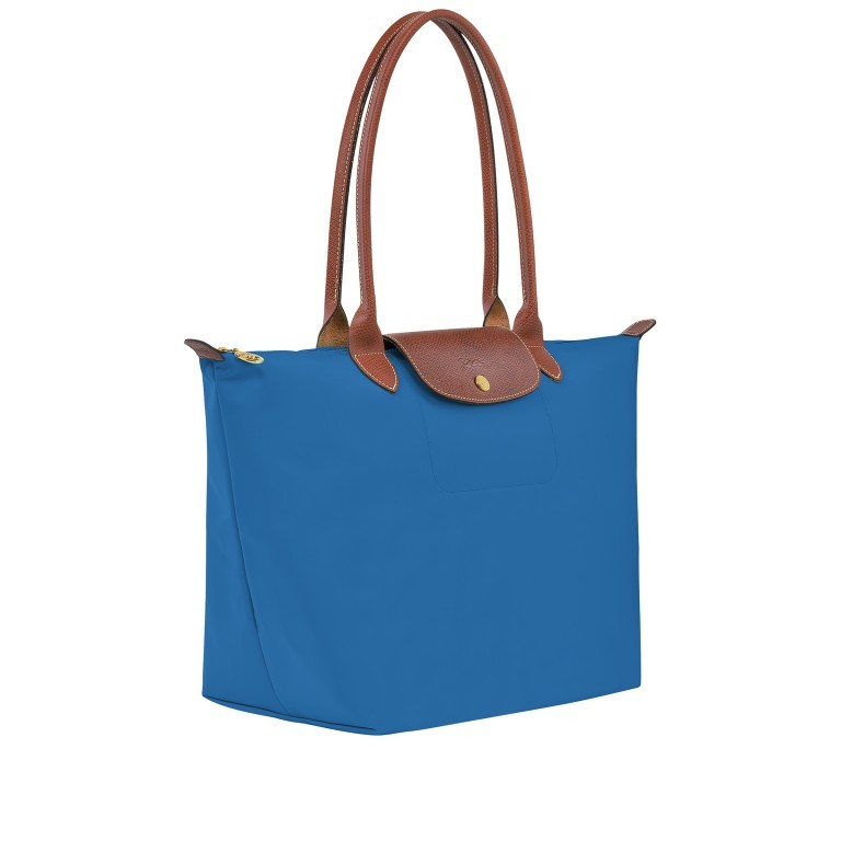 Shopper Le Pliage Shopper L Cobalt, Farbe: blau/petrol, Marke: Longchamp, EAN: 3597922383368, Abmessungen in cm: 31x30x19, Bild 2 von 5