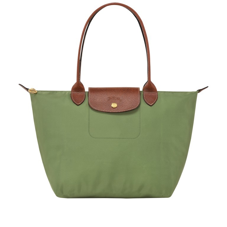 Shopper Le Pliage Shopper S Lichen, Farbe: grün/oliv, Marke: Longchamp, EAN: 3597922383580, Abmessungen in cm: 28x25x14, Bild 1 von 7