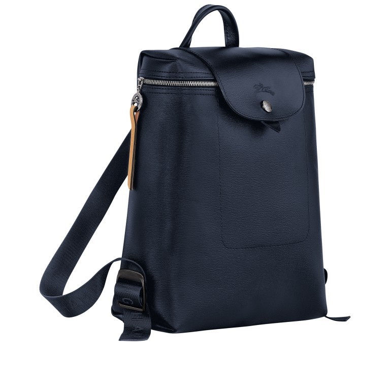 Rucksack Le Pliage City Backpack M Navy, Farbe: blau/petrol, Marke: Longchamp, EAN: 3597922384280, Abmessungen in cm: 26x28x10, Bild 2 von 6