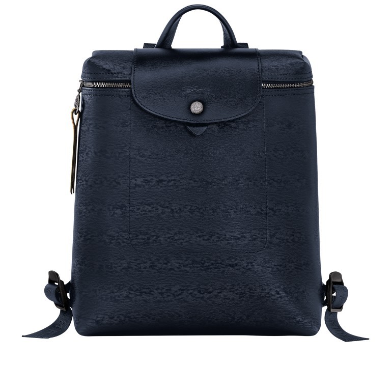 Rucksack Le Pliage City Backpack M Navy, Farbe: blau/petrol, Marke: Longchamp, EAN: 3597922384280, Abmessungen in cm: 26x28x10, Bild 1 von 6