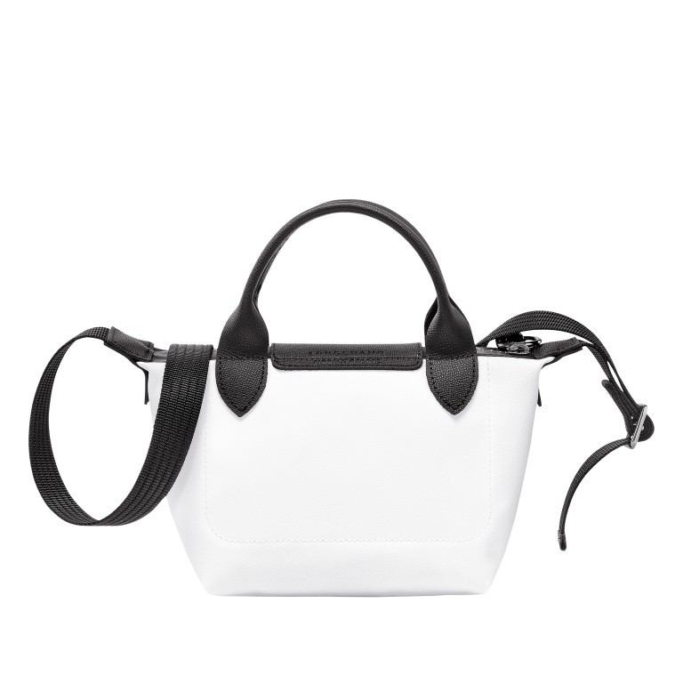 Handtasche Le Pliage Energy Handtasche XS Blanc, Farbe: weiß, Marke: Longchamp, EAN: 3597922384730, Abmessungen in cm: 16x13x10.5, Bild 3 von 8