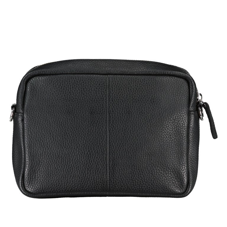 Umhängetasche Schwarz, Farbe: schwarz, Marke: Hausfelder Manufaktur, EAN: 4065646016255, Abmessungen in cm: 22.5x16x8, Bild 3 von 6