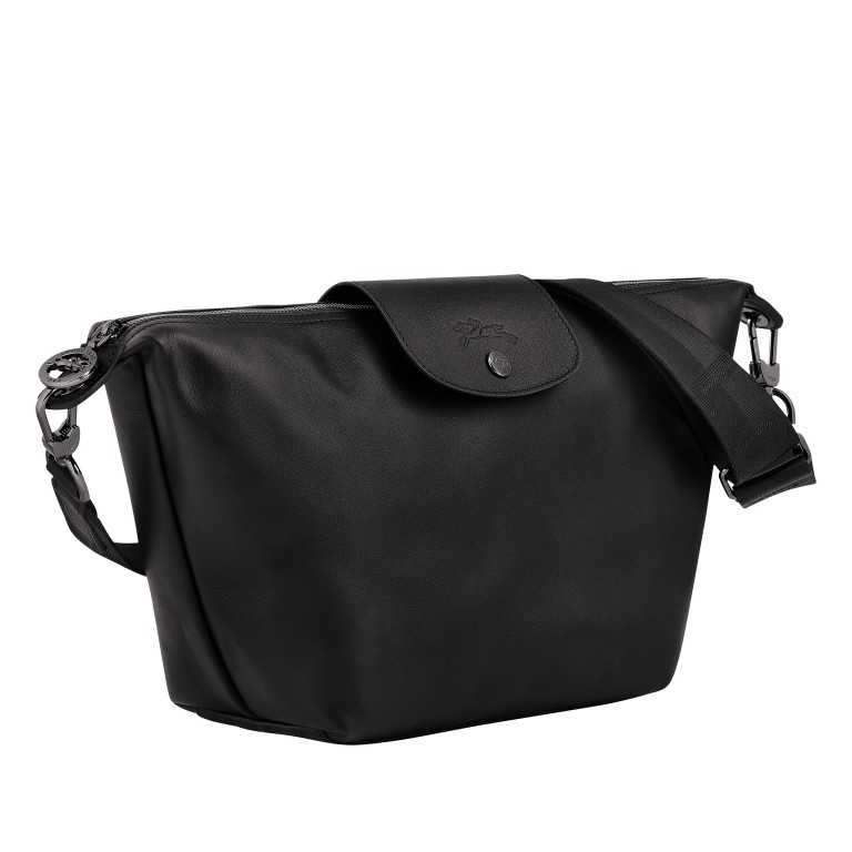 Umhängetasche Le Pliage Xtra Schultertasche S Noir, Farbe: schwarz, Marke: Longchamp, EAN: 3597922387557, Abmessungen in cm: 24x21.5x13, Bild 2 von 7