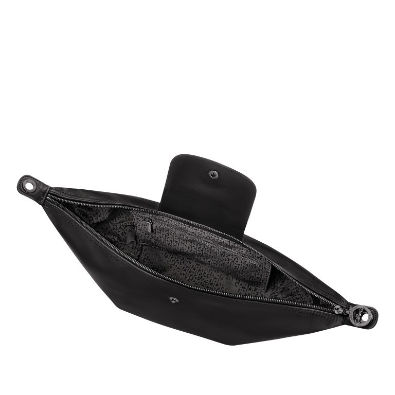 Umhängetasche Le Pliage Xtra Schultertasche S Noir, Farbe: schwarz, Marke: Longchamp, EAN: 3597922387557, Abmessungen in cm: 24x21.5x13, Bild 6 von 7