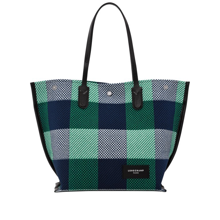 Shopper Essential Paddock Tote Bag L Marine Gazon, Farbe: blau/petrol, Marke: Longchamp, EAN: 3597922427833, Abmessungen in cm: 32x32x17, Bild 3 von 5