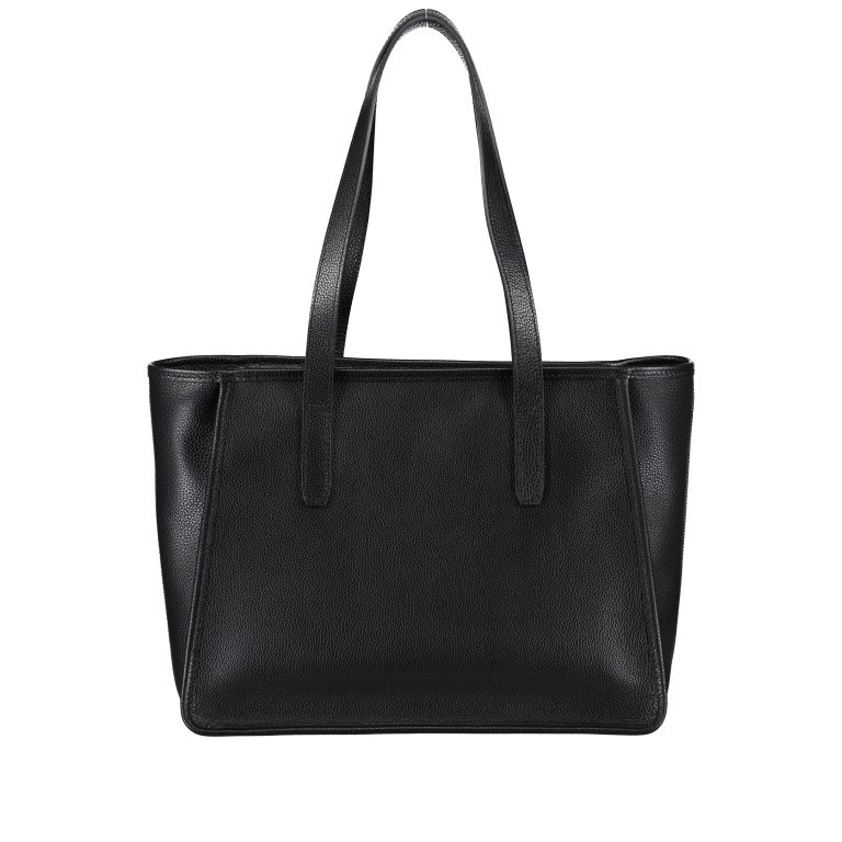 Shopper Le Foulonné Tote Bag Noir, Farbe: schwarz, Marke: Longchamp, EAN: 3597922265961, Abmessungen in cm: 34x26x13, Bild 3 von 5