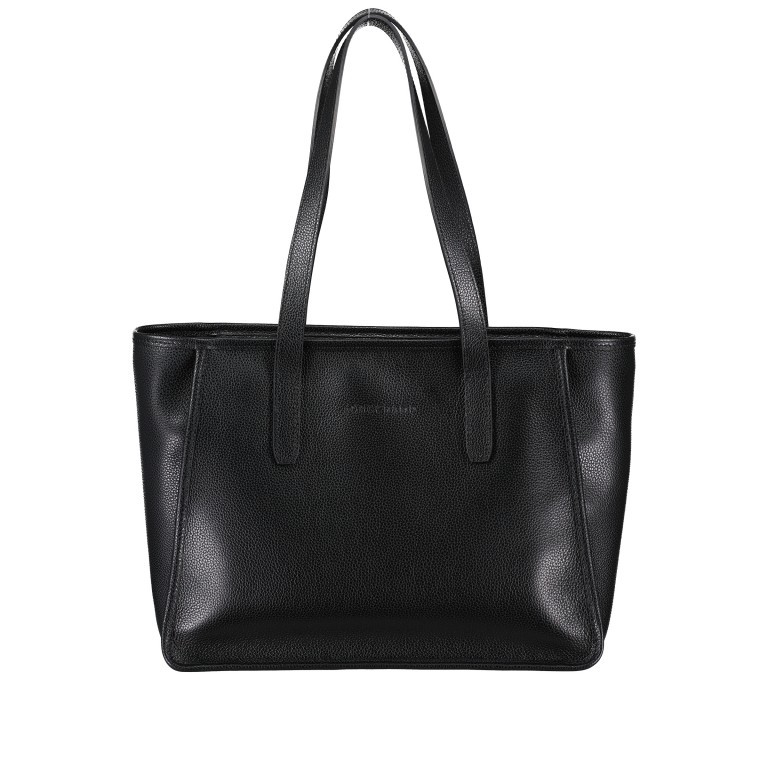 Shopper Le Foulonné Tote Bag Noir, Farbe: schwarz, Marke: Longchamp, EAN: 3597922265961, Abmessungen in cm: 34x26x13, Bild 1 von 5