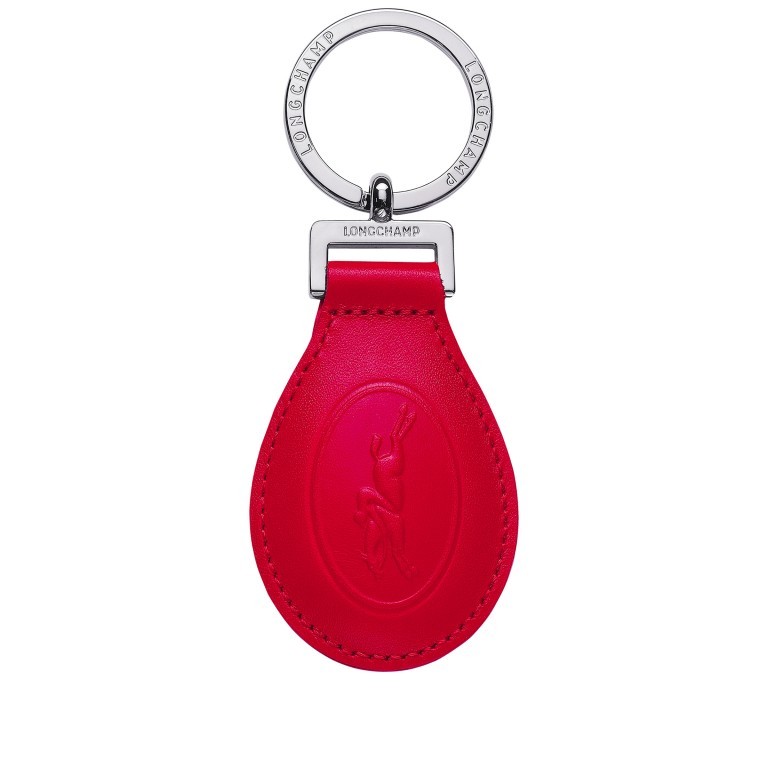 Schlüsselanhänger Le Foulonné Love, Farbe: rot/weinrot, Marke: Longchamp, EAN: 3597922274574, Abmessungen in cm: 4.7x12.5x0.7, Bild 1 von 1