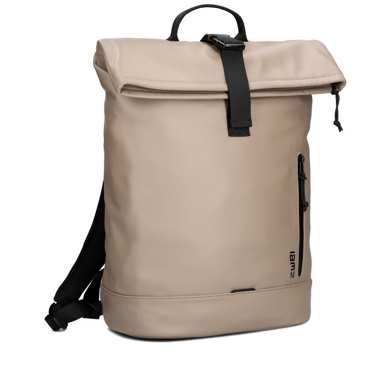 Rucksack Cargo CAR200 Rolltop TAUPE, Farbe: taupe/khaki, Marke: Zwei, EAN: 4250257929890, Abmessungen in cm: 37x44x17, Bild 2 von 7