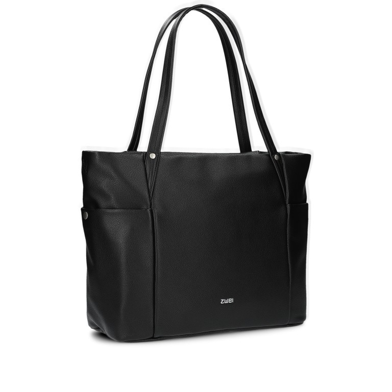 Shopper PI170 mit Laptopfach 15 Zoll Black, Farbe: schwarz, Marke: Zwei, EAN: 4250257932548, Abmessungen in cm: 43x31x16, Bild 2 von 7