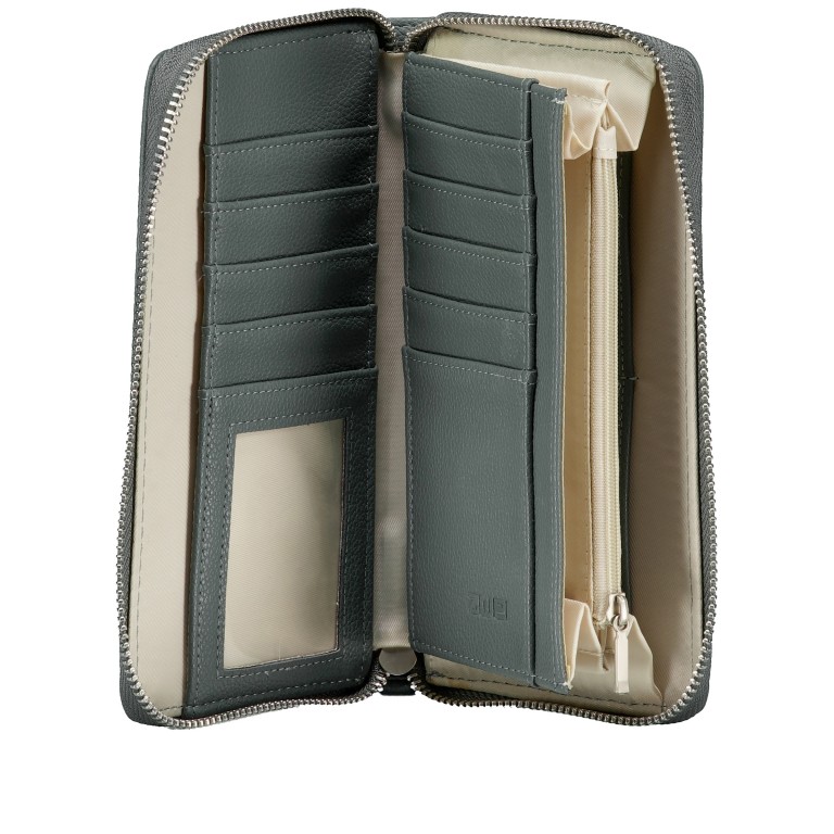 Geldbörse Mademoiselle Wallet MW2 Eucalyptus, Farbe: grün/oliv, Marke: Zwei, EAN: 4250257933101, Abmessungen in cm: 19.5x10x3, Bild 4 von 5