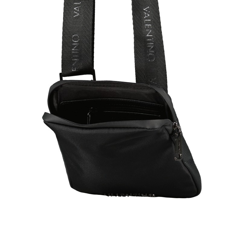 Umhängetasche Klay Relove Recycle Nero, Farbe: schwarz, Marke: Valentino Bags, EAN: 8054942049315, Abmessungen in cm: 17.5x21x2.5, Bild 6 von 6