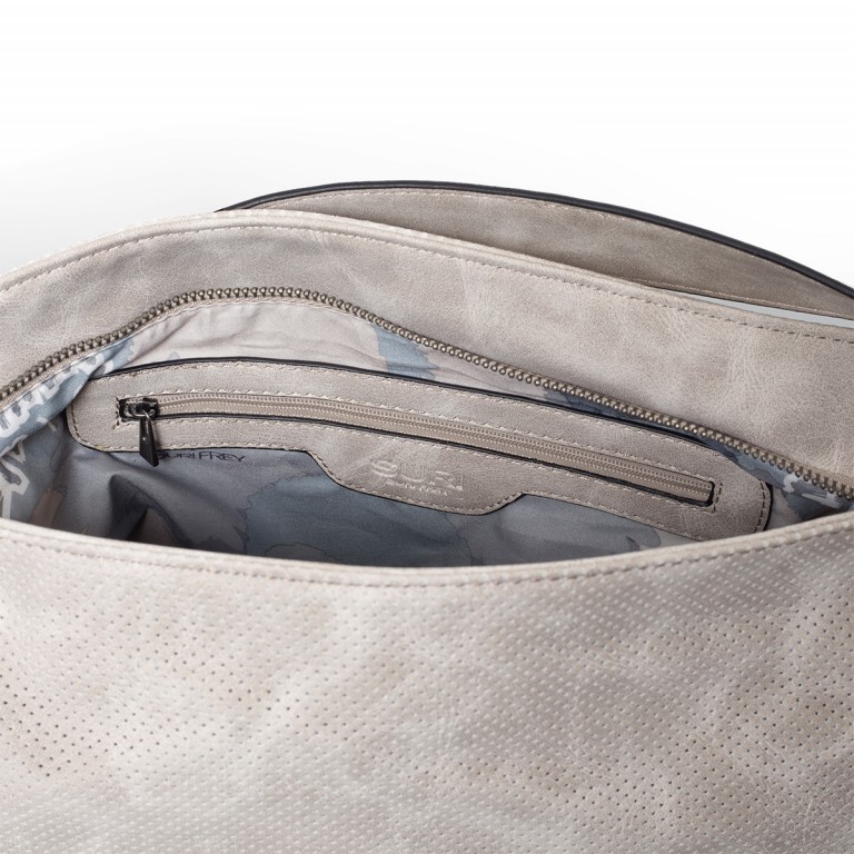 Beuteltasche Romy 10406 Grey, Farbe: grau, Marke: Suri Frey, Abmessungen in cm: 34x29x14, Bild 3 von 4