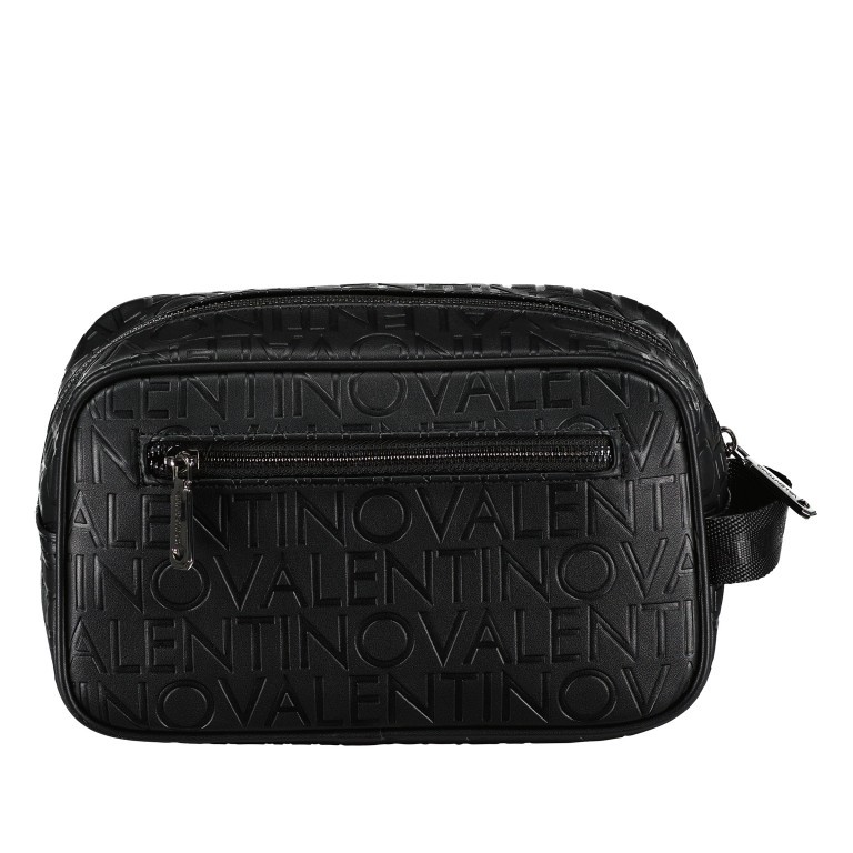 Kulturbeutel Patrik Relove Recycle Nero, Farbe: schwarz, Marke: Valentino Bags, EAN: 8054942115799, Abmessungen in cm: 25x15x10, Bild 3 von 5