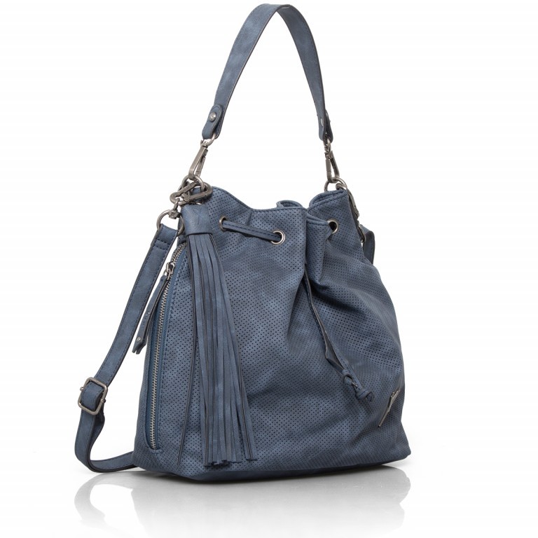 Beuteltasche Romy 10407 Blue, Farbe: blau/petrol, Marke: Suri Frey, Abmessungen in cm: 36x30x16, Bild 2 von 4