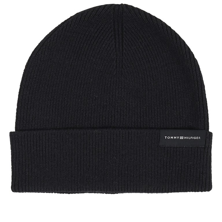 Mütze Uptown Wool Beanie Black, Farbe: schwarz, Marke: Tommy Hilfiger, EAN: 8720645294429, Bild 1 von 3