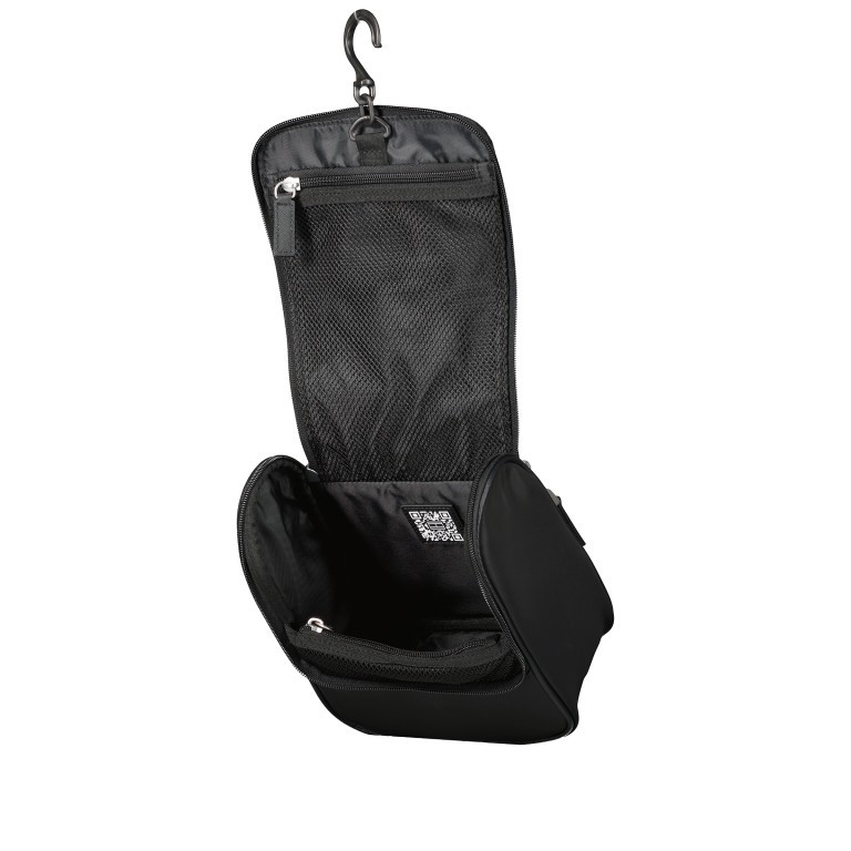 Kulturbeutel Elevated Washbag zum Aufhängen Black, Farbe: schwarz, Marke: Tommy Hilfiger, EAN: 8720645286820, Abmessungen in cm: 18x21x9.5, Bild 4 von 4