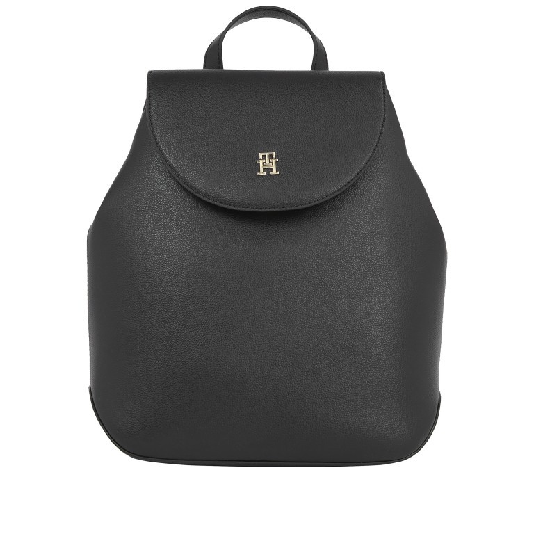 Rucksack Staple Backpack Black, Farbe: schwarz, Marke: Tommy Hilfiger, EAN: 8720645303350, Abmessungen in cm: 30x33.5x15.5, Bild 1 von 4