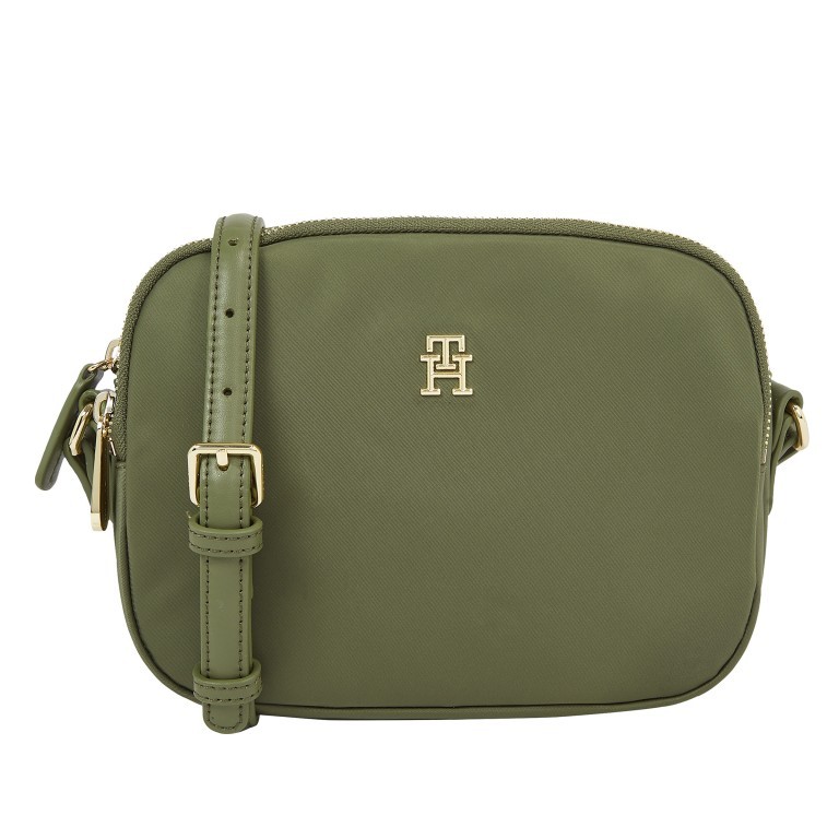 Umhängetasche Poppy Crossover Bag Putting Green, Farbe: grün/oliv, Marke: Tommy Hilfiger, EAN: 8720645304302, Abmessungen in cm: 22x16.5x6.5, Bild 1 von 4