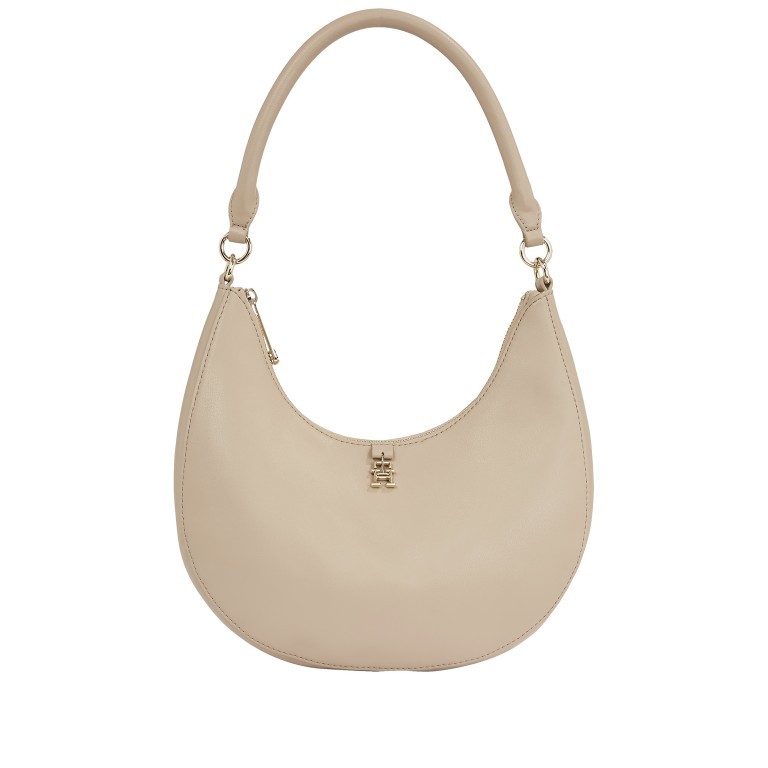 Beuteltasche Feminine Shoulder Bag Merino, Farbe: beige, Marke: Tommy Hilfiger, EAN: 8720645298595, Abmessungen in cm: 28.5x26x8, Bild 1 von 4