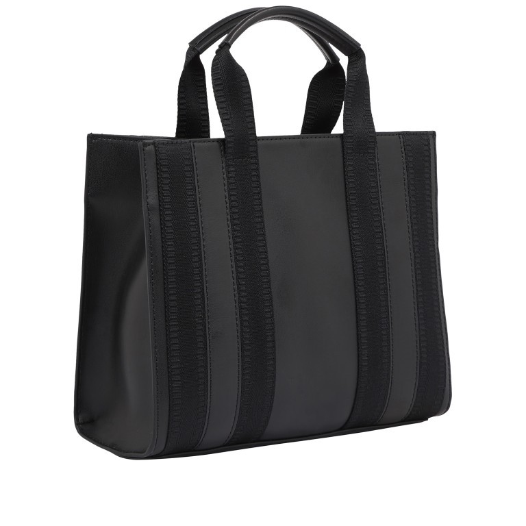 Handtasche Identity Small Tote Black, Farbe: schwarz, Marke: Tommy Hilfiger, EAN: 8720645284802, Abmessungen in cm: 25.2x25x7.1, Bild 2 von 4