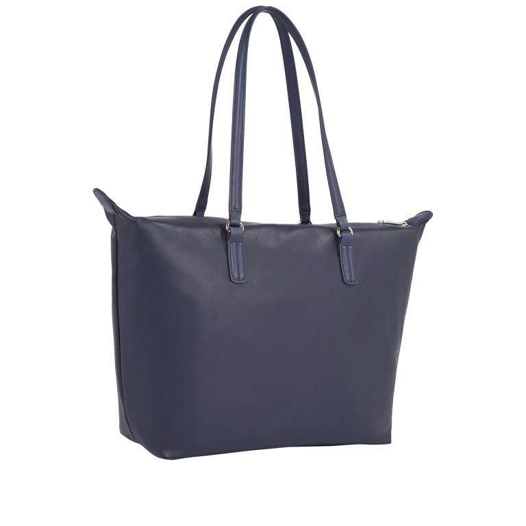 Shopper Poppy Plus Tote Bag Space Blue, Farbe: blau/petrol, Marke: Tommy Hilfiger, EAN: 8720645283683, Abmessungen in cm: 45x31.5x14, Bild 2 von 4