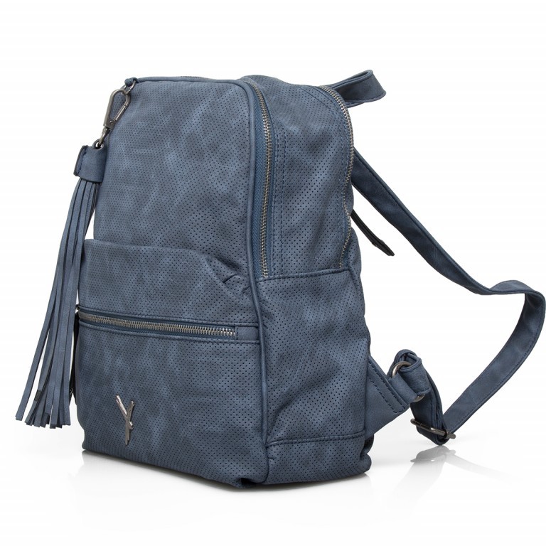 Rucksack Romy 10414 Blue, Farbe: blau/petrol, Marke: Suri Frey, Abmessungen in cm: 36x30x14, Bild 2 von 5