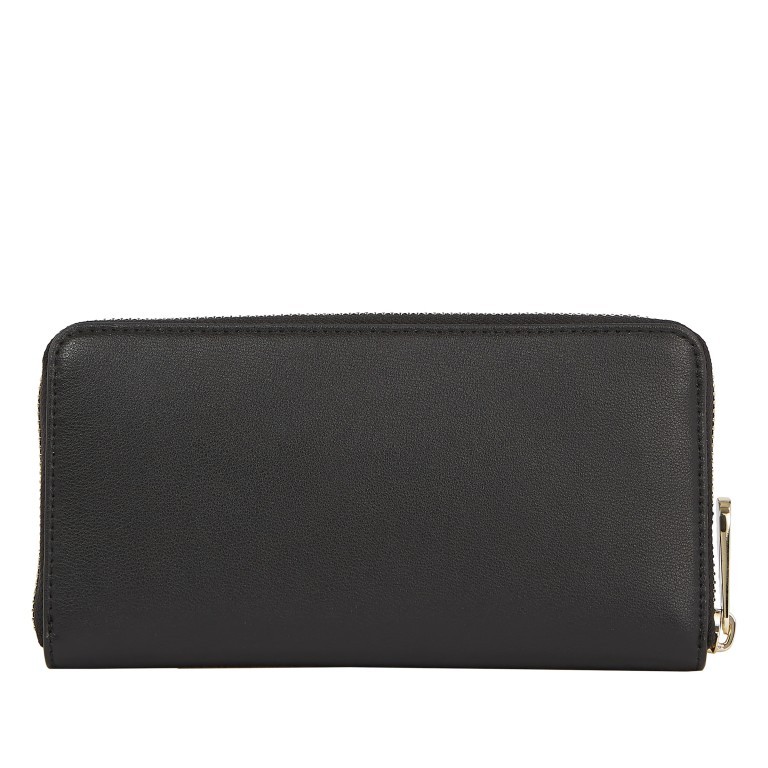 Geldbörse Poppy Plus Large Wallet Zip Around Black, Farbe: schwarz, Marke: Tommy Hilfiger, EAN: 8720645282853, Abmessungen in cm: 19x10x2.5, Bild 2 von 3