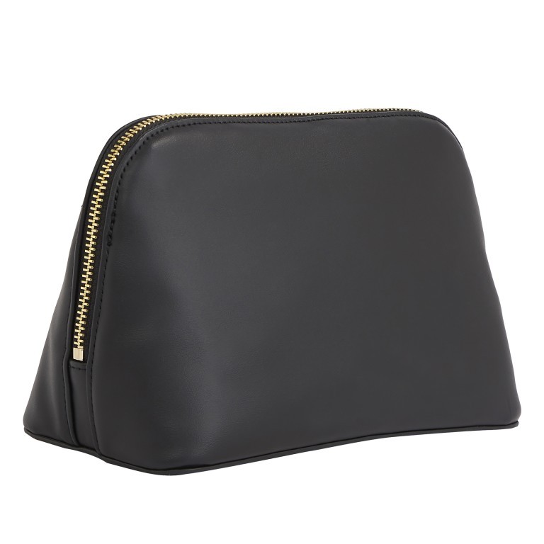 Kulturbeutel Soft Washbag Black, Farbe: schwarz, Marke: Tommy Hilfiger, EAN: 8720645272755, Abmessungen in cm: 21x15x11, Bild 2 von 2