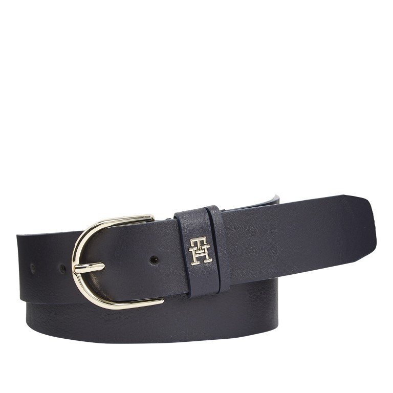 Gürtel Timeless für Damen Bundweite 95 CM Space Blue, Farbe: blau/petrol, Marke: Tommy Hilfiger, EAN: 8720645298663, Bild 1 von 3