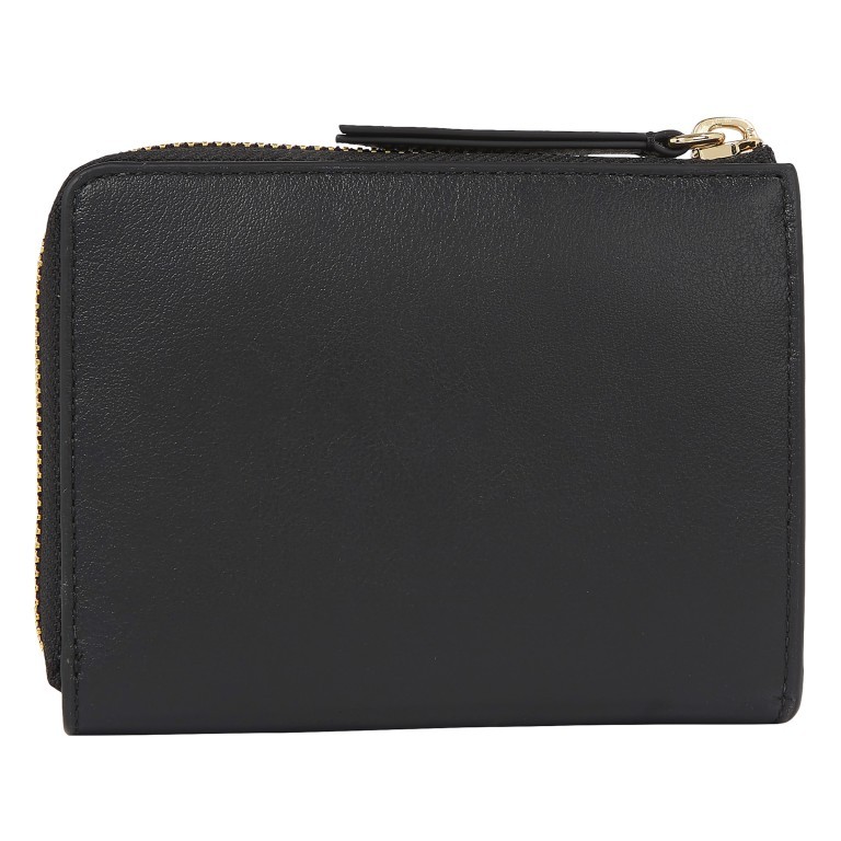 Geldbörse Crest Leather Medium Wallet Zip Around Black, Farbe: schwarz, Marke: Tommy Hilfiger, EAN: 8720645283690, Abmessungen in cm: 13x10.5x2.5, Bild 2 von 3