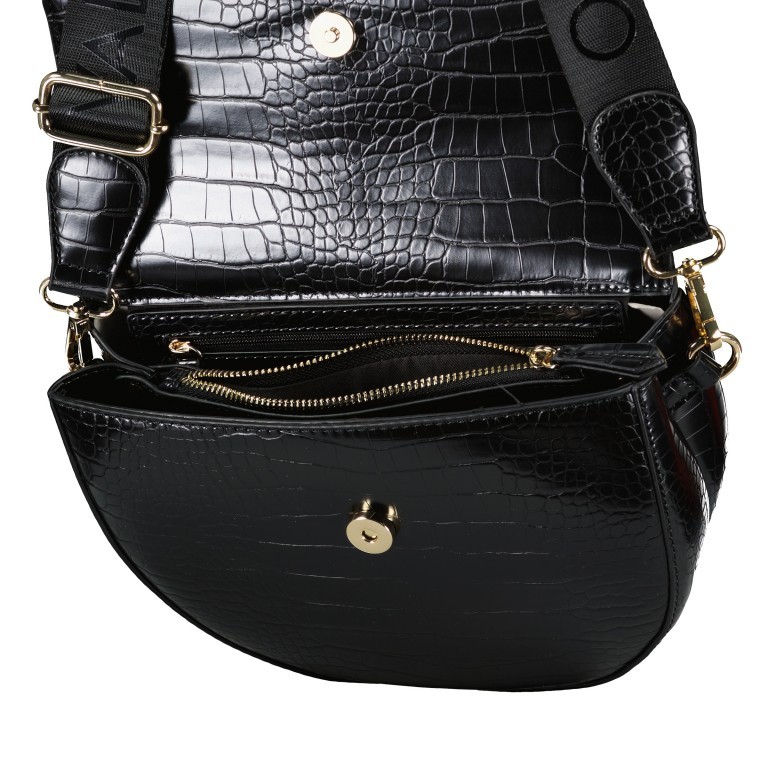 Umhängetasche Bigs Nero, Farbe: schwarz, Marke: Valentino Bags, EAN: 8054942179982, Abmessungen in cm: 25x17.5x8, Bild 6 von 6