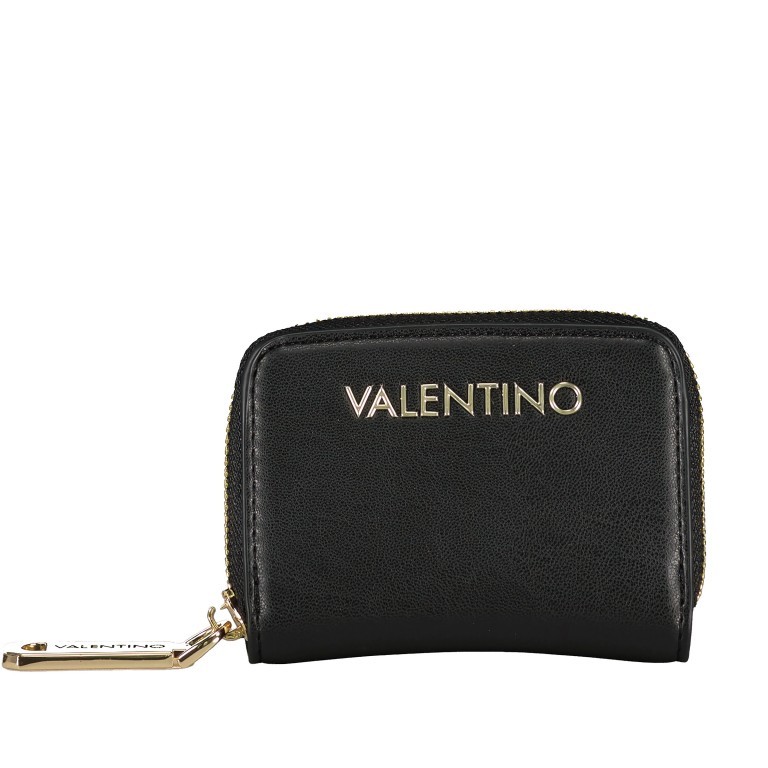 Geldbörse Chamonix Relove Recycle Nero, Farbe: schwarz, Marke: Valentino Bags, EAN: 8054942122339, Abmessungen in cm: 10.5x8x2.5, Bild 1 von 4