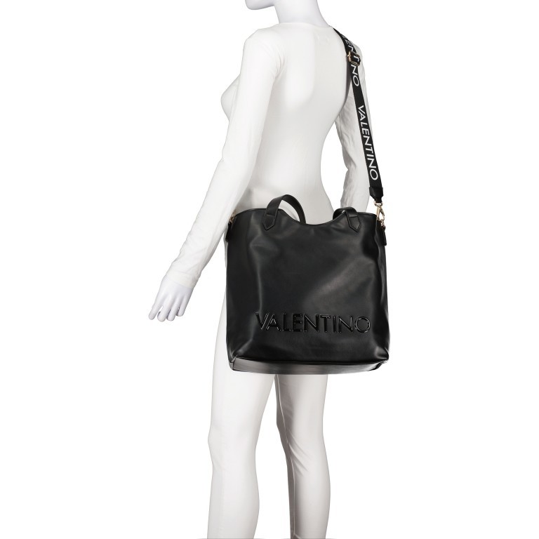 Shopper Courmayeur mit herausnehmbarem Etui Nero, Farbe: schwarz, Marke: Valentino Bags, EAN: 8054942119698, Abmessungen in cm: 32.5x32x13, Bild 6 von 8