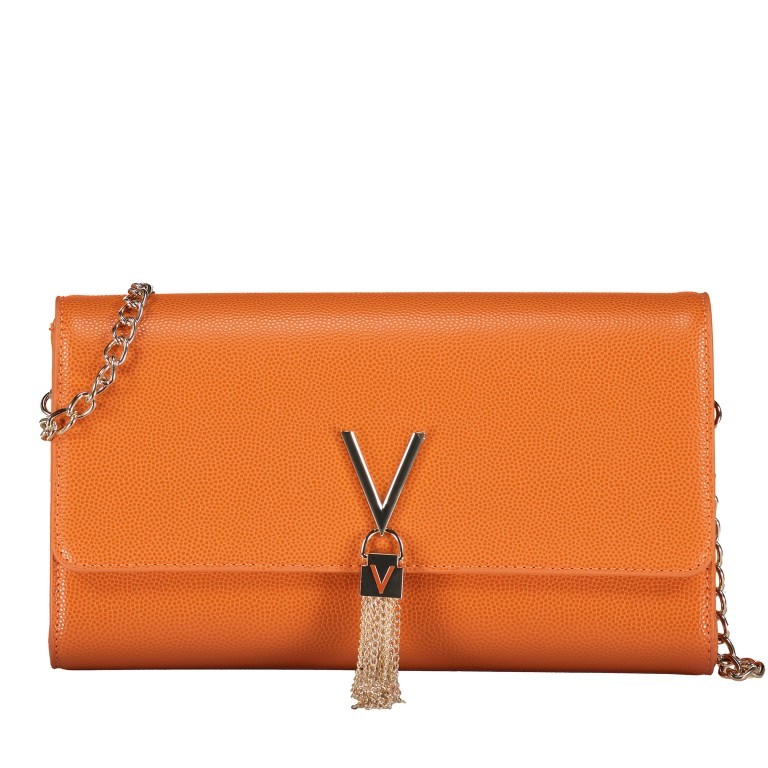 Umhängetasche Divina Arancio, Farbe: orange, Marke: Valentino Bags, EAN: 8054942005380, Abmessungen in cm: 27x16x6, Bild 1 von 6