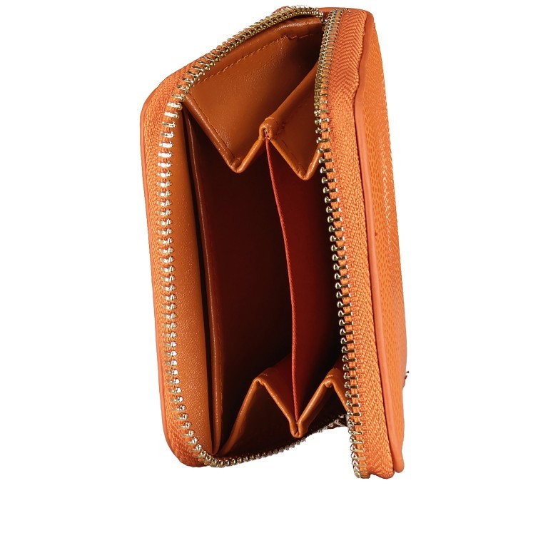 Geldbörse Divina Arancio, Farbe: orange, Marke: Valentino Bags, EAN: 8054942005847, Abmessungen in cm: 10x8x2, Bild 4 von 4