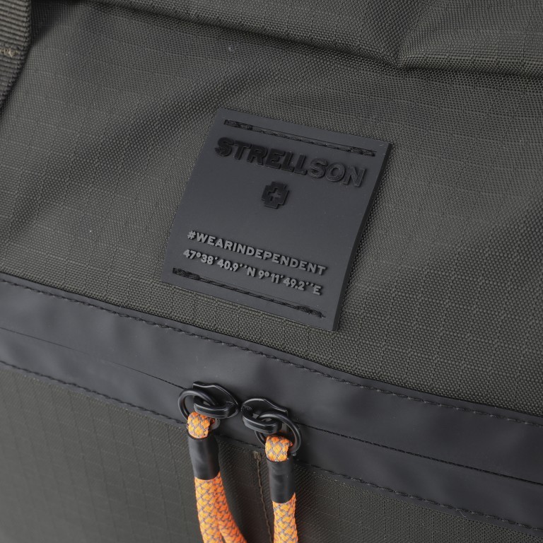 Reisetasche / Rucksack Northwood RS Thilo SHZ Khaki, Farbe: grün/oliv, Marke: Strellson, EAN: 4048835157373, Abmessungen in cm: 50x36x15, Bild 8 von 8