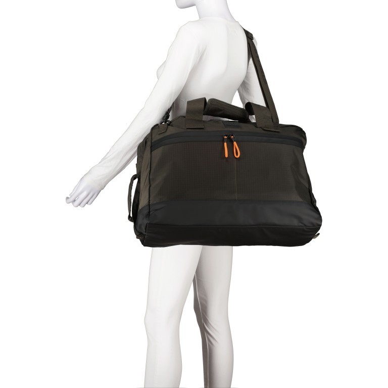 Reisetasche / Rucksack Northwood RS Thilo SHZ Khaki, Farbe: grün/oliv, Marke: Strellson, EAN: 4048835157373, Abmessungen in cm: 50x36x15, Bild 5 von 8