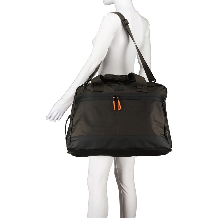 Reisetasche / Rucksack Northwood RS Thilo SHZ Khaki, Farbe: grün/oliv, Marke: Strellson, EAN: 4048835157373, Abmessungen in cm: 50x36x15, Bild 4 von 8