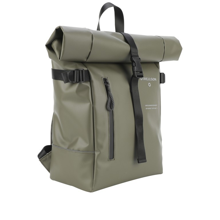 Rucksack Stockwell 2.0 Backpack Eddie MVF Khaki, Farbe: grün/oliv, Marke: Strellson, EAN: 4053533988679, Bild 2 von 7